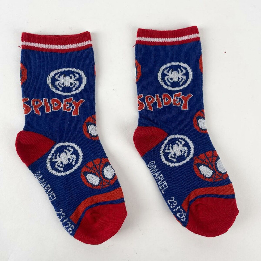 Socks Spidey Blue 23-26 5 pairs