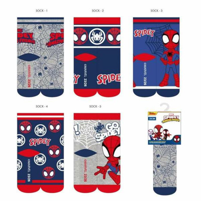Socks Spidey Blue 23-26 5 pairs