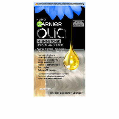 Semi-permanent Colourant Garnier Olia Hi-Shine Toner Ash Blonde Nº 9.1 3 Pieces (1 Unit)