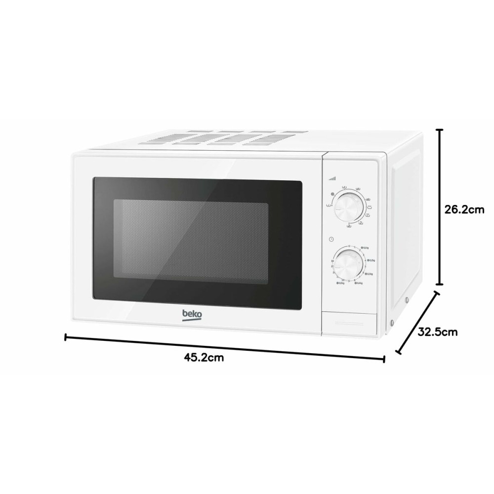 Microwave with Grill BEKO MGC20100W   20L White 1200 W 700 W 20 L