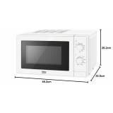 Microwave with Grill BEKO MGC20100W   20L White 1200 W 700 W 20 L