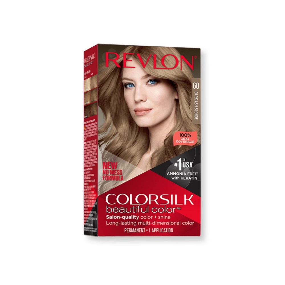Permanent Colour Revlon 7210066060X Nº 60-Dark Ash Blonde Nº 60-Rubio Oscuro Cenizo (1 Unit)