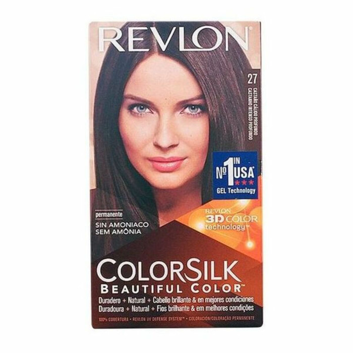 Dye No Ammonia Revlon I0021834 Deep Warm Chestnut Nº 27-Castano Calido Profundo (1 Unit)