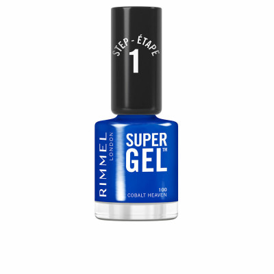 Nail polish Rimmel London RL SUPER GEL Nº 100-Cobalt Heaven 12 ml