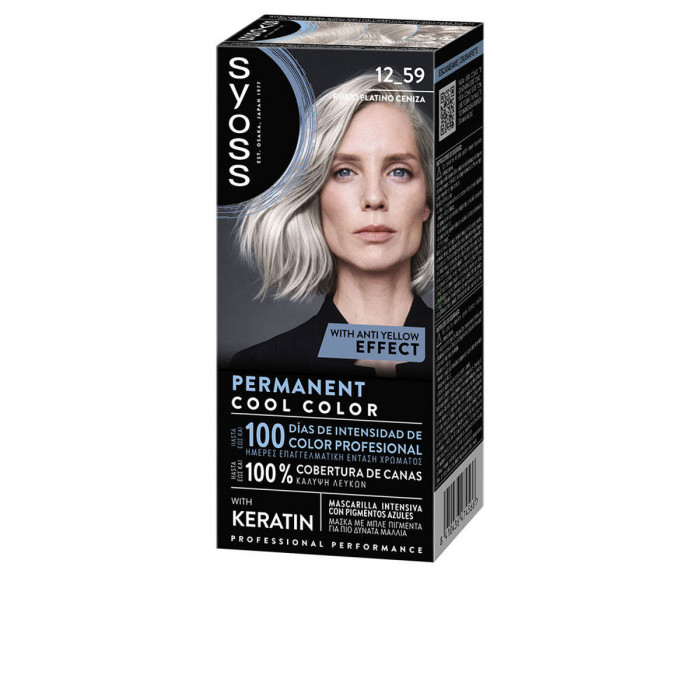 Permanent Dye Syoss PERMANENT COOL COLOR Nº 12.59-RUB PLAT CEN