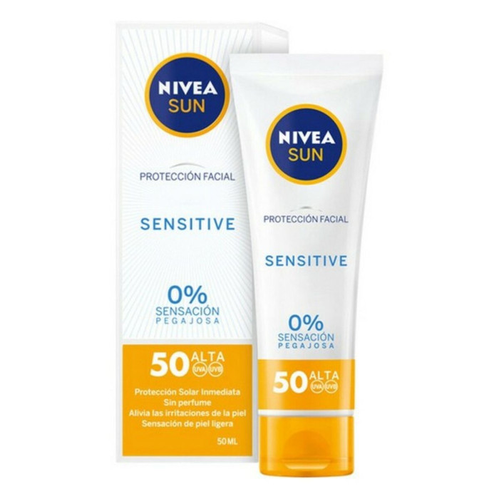Facial Sun Cream Nivea 80460 Spf 50 50 ml