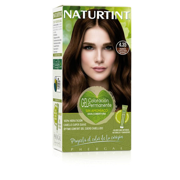 Permanent Dye Naturtint Naturtint 4.35 marrón capuccino intenso Nº 4.35 Marron Capuccino Intenso Nº 4.35-Marron Capuccino Intens