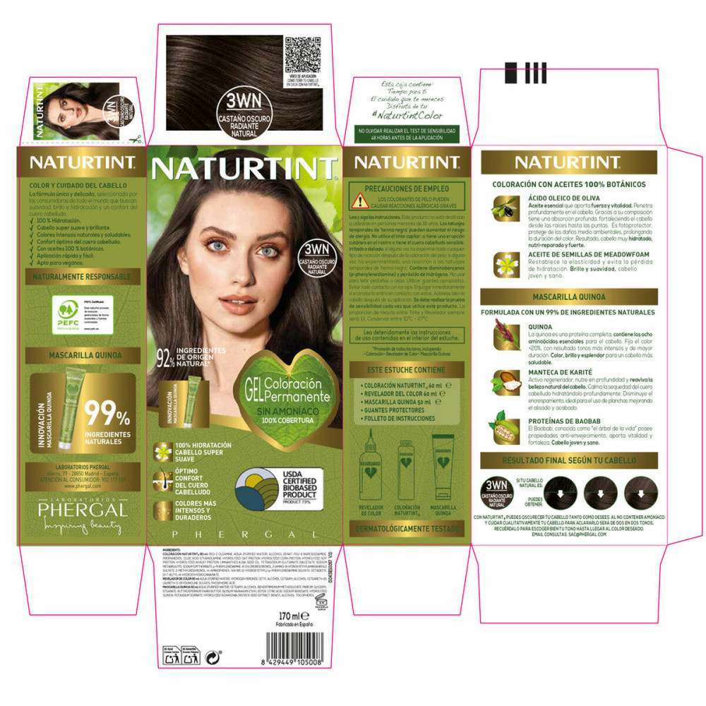 Permanent Dye Naturtint NATURTINT COLORACIÓN 170 ml