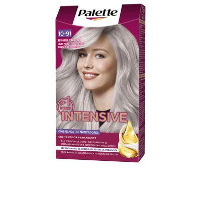 Permanent Dye Schwarzkopf PALETTE INTENSIVE Nº 10.91-RUBIO MUY CLARO PLATA