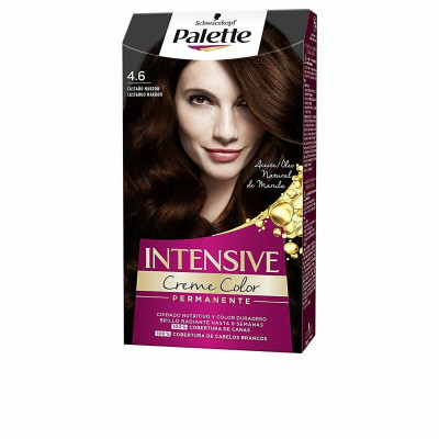 Permanent Dye Schwarzkopf PALETTE INTENSIVE Nº 4.6-Castano Marron (1 Unit)
