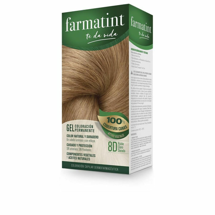 Permanent Dye Farmatint Farmatint Gel 8d-Rubio Claro Dorado Nº 8d-Rubio Claro Dorado Gel (5 Units)