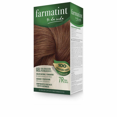 Permanent Dye Farmatint 380232 7r-Rubio Cobrizo Nº 7r-Rubio Cobrizo Gel (5 Units)
