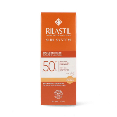 Sun Protection with Colour Rilastil Sun System Spf 50 Spf 50+ 50 ml