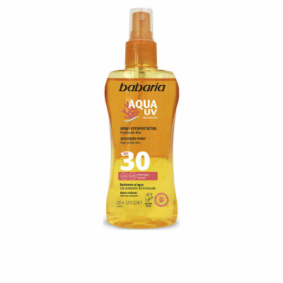 Body Sunscreen Spray Babaria Solar Aqua Uv Spf 30 200 ml