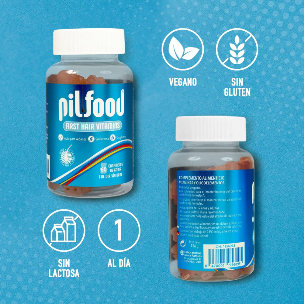 Food Supplement Pilfood FIRST HAIR VITAMINS 60 Gummies
