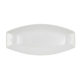 Serving Platter Quid Gastro Ceramic White (40 x 17,5 x 3,5 cm) (Pack 4x)