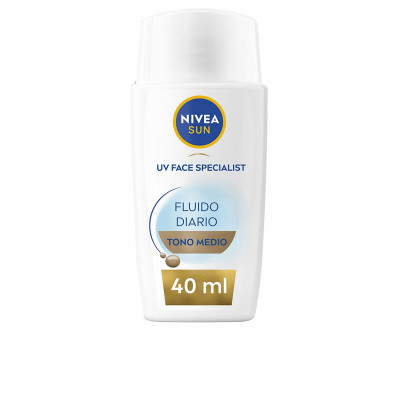 Facial Sun Cream Nivea SUN FACIAL Medium Tone Spf 50 Spf 50+ 40 ml
