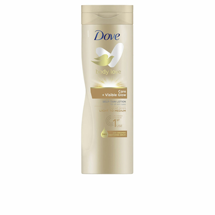 Self-Tanning Body Lotion Dove VISIBLE GLOW 400 ml