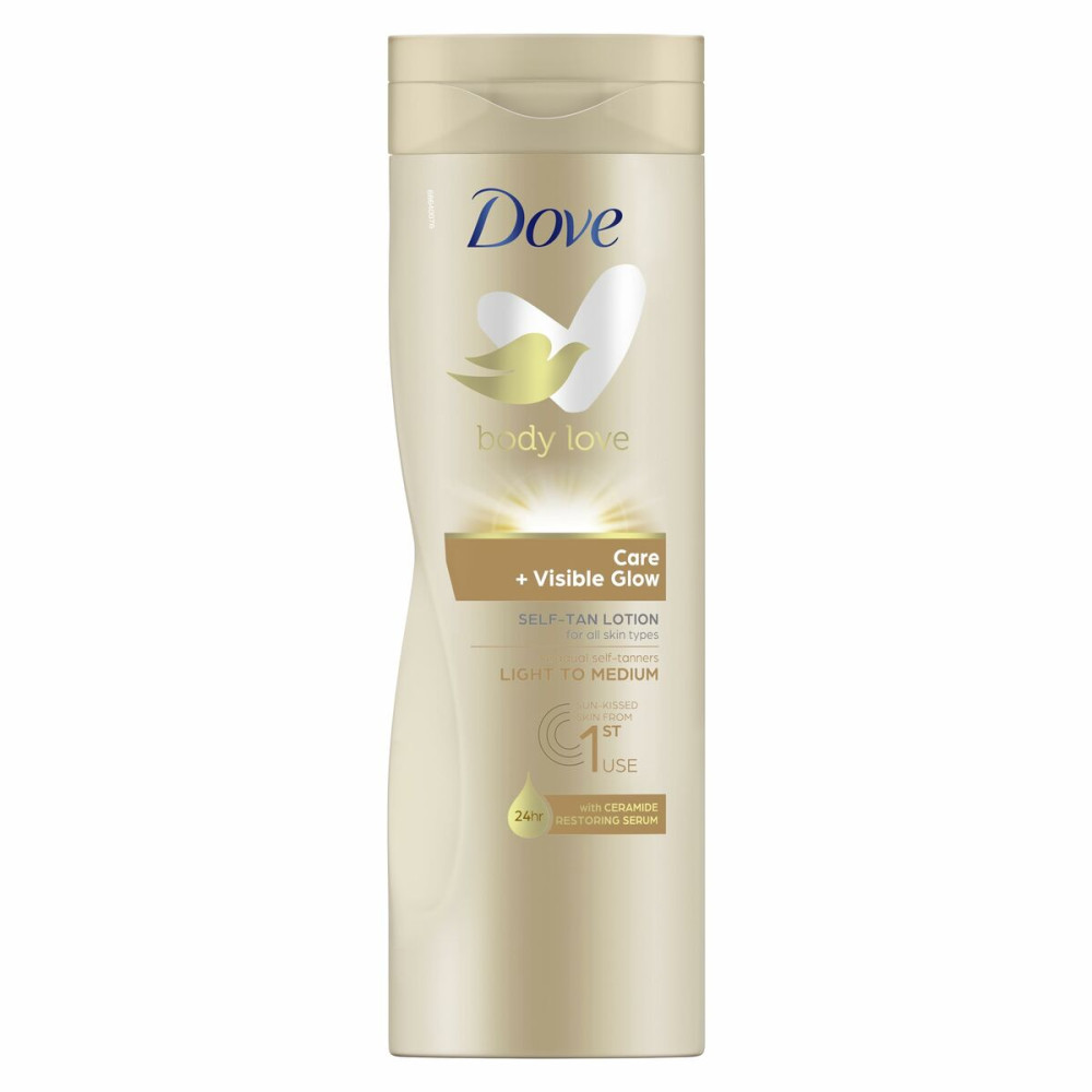 Self-Tanning Body Lotion Dove VISIBLE GLOW 400 ml