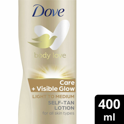 Self-Tanning Body Lotion Dove VISIBLE GLOW 400 ml