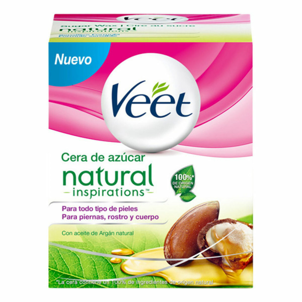Body Hair Removal Cream Veet Cera Tibia Natural 250 ml Argan Oil Sugar