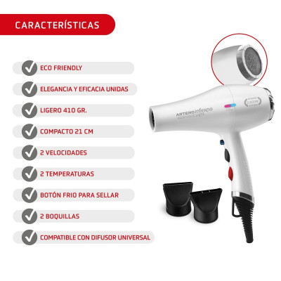 Hairdryer Artero SECADOR INFERNO Light