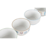 Set of bowls DKD Home Decor Stoneware 460 ml 12 x 12 x 6,5 cm (4 Units)