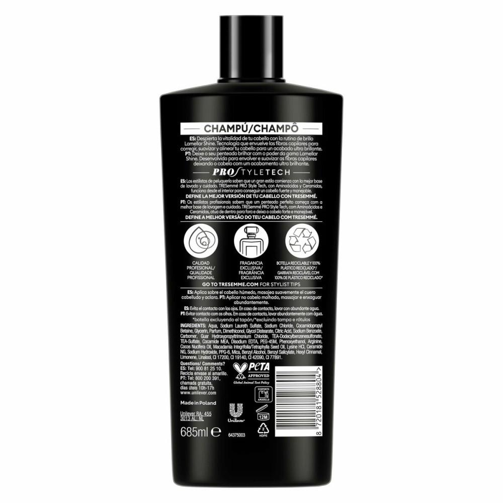 Shampoo Tresemme LAMELLAR SHINE 685 ml