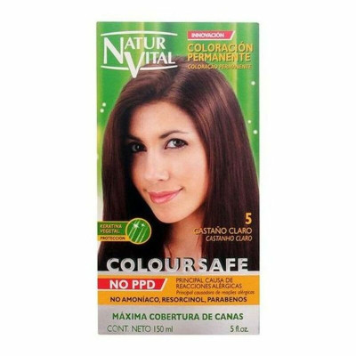 Dye No Ammonia Naturaleza y Vida Coloursafe Nº 5-Castano Claro 150 ml