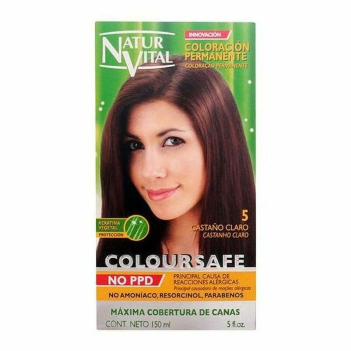 Dye No Ammonia Naturaleza y Vida Coloursafe Nº 5-Castano Claro 150 ml