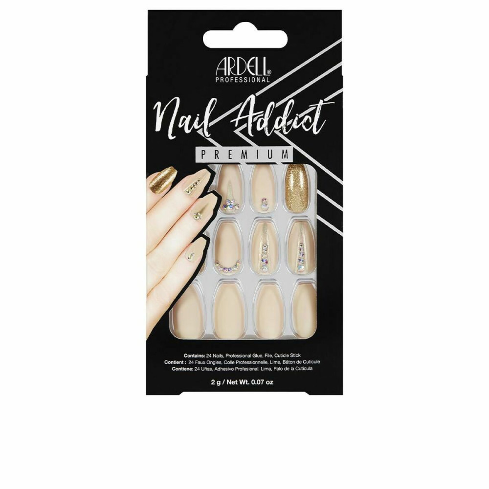 False nails Ardell 75892 Nude Jeweled (1 Unit)