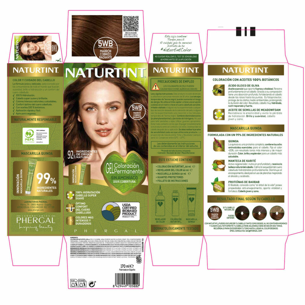 Permanent Dye Naturtint NATURTINT COLORACIÓN 170 ml