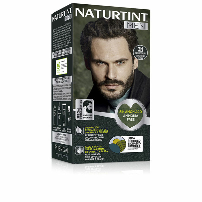 Permanent Dye Naturtint NATURTINT MEN 3 - Dark Brown