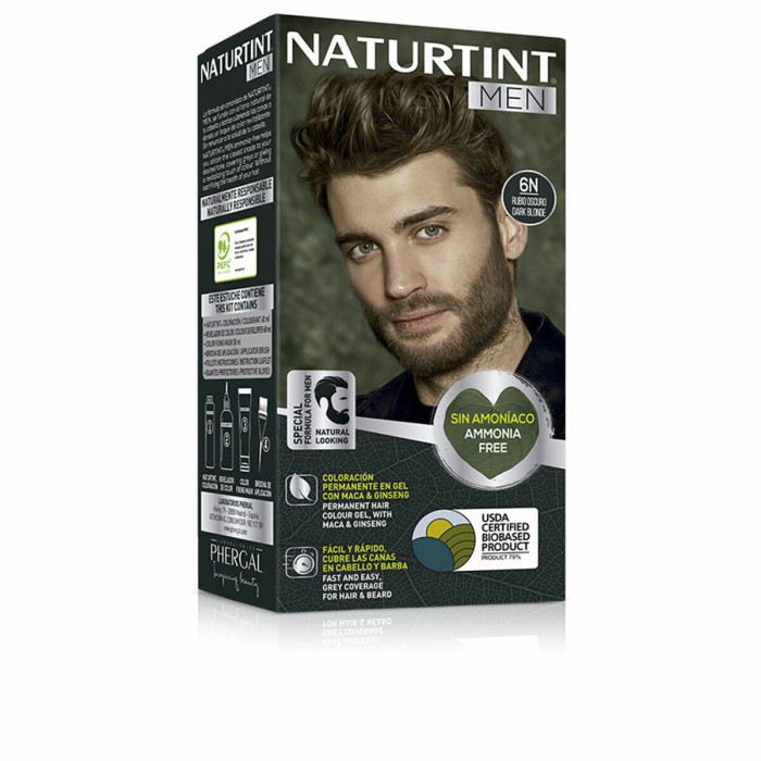 Permanent Dye Naturtint NATURTINT MEN 6-rubio oscuro