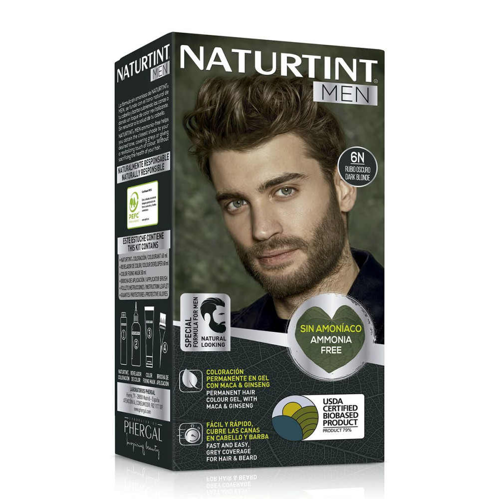 Permanent Dye Naturtint NATURTINT MEN 6-rubio oscuro