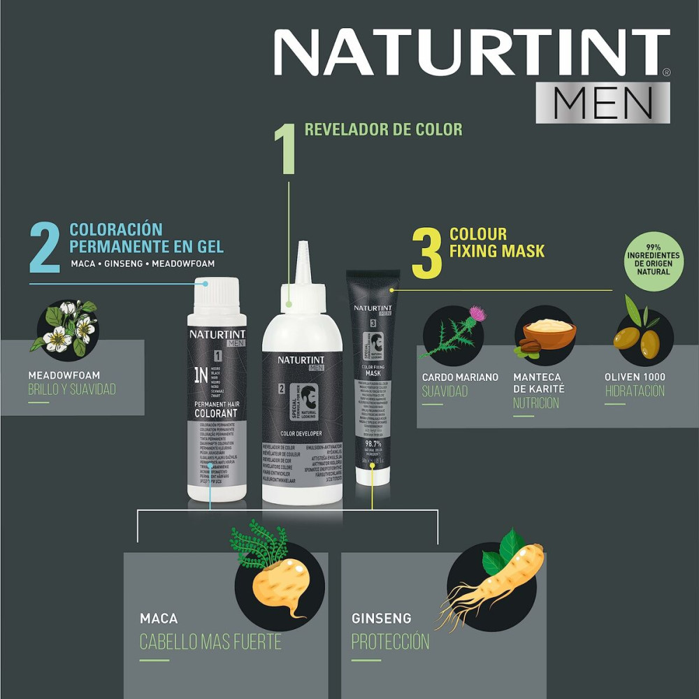 Permanent Dye Naturtint NATURTINT MEN Nº 4n-Castano Natural