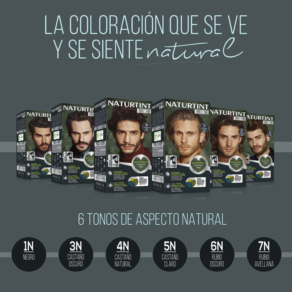 Permanent Dye Naturtint NATURTINT MEN Nº 4n-Castano Natural