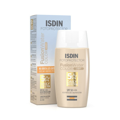 Sun Protection with Colour Isdin Fotoprotector Light Clear Spf 50 50 ml