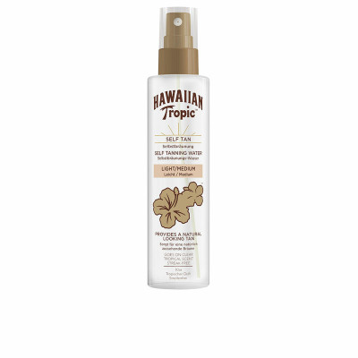 Self-Tanning Spray Hawaiian Tropic Agua Autobronceadora Light Medium 190 ml
