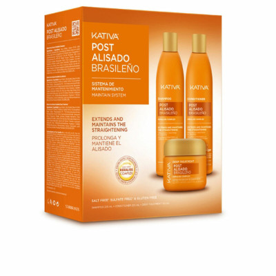 Shampoo and Conditioner Kativa KERATIN EXPRESS 3 Pieces