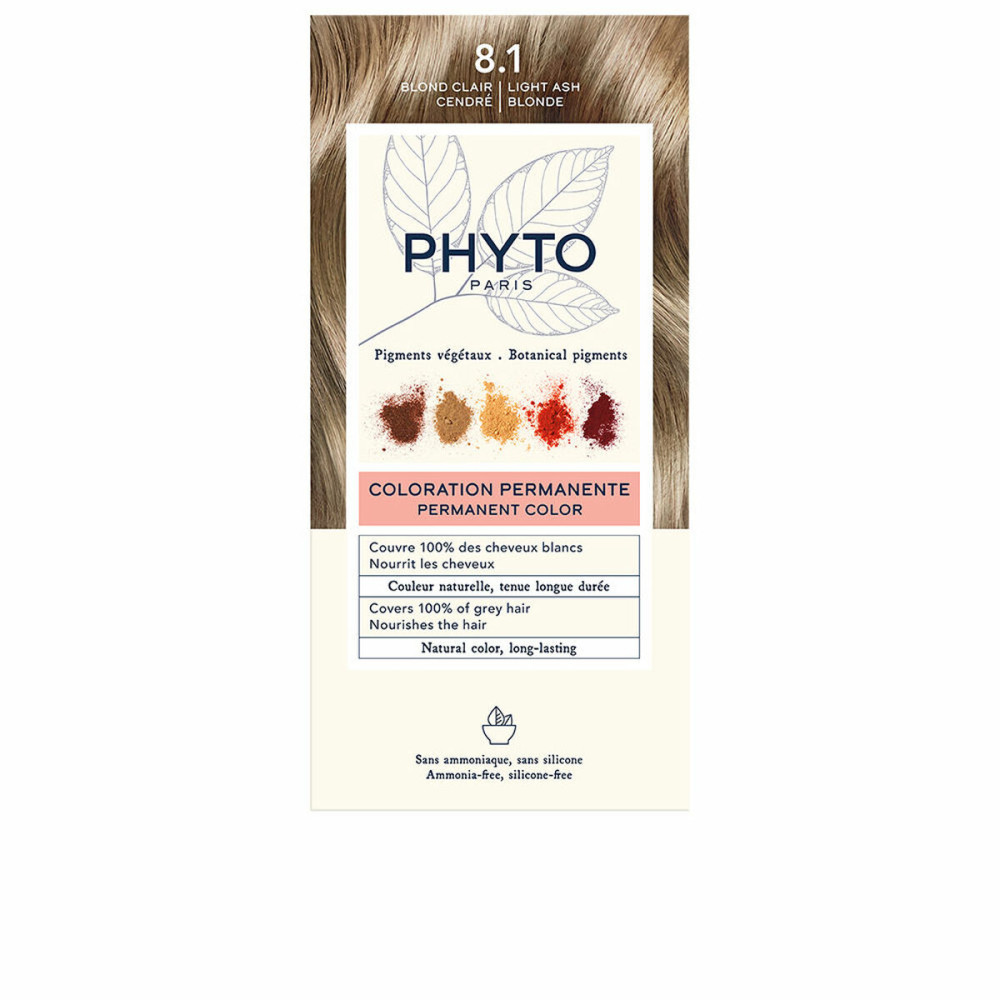 Permanent Colour Phyto Paris PHYTOCOLOR 8.1-Rubio Claro Cendre