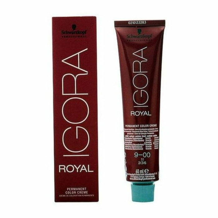 Permanent Dye Schwarzkopf Igora Royal Nº 9-00 60 ml