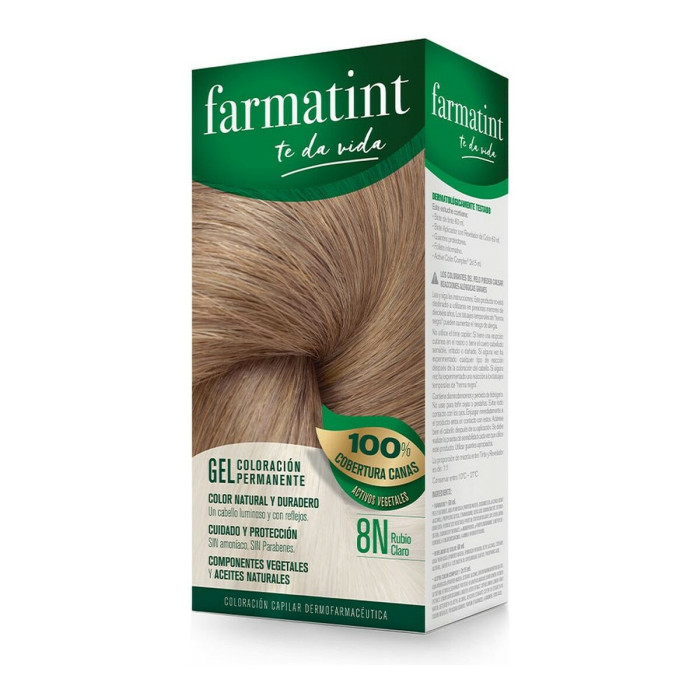Permanent Dye Farmatint Farmatint Gel Nº 8n-Rubio Claro (5 Units)