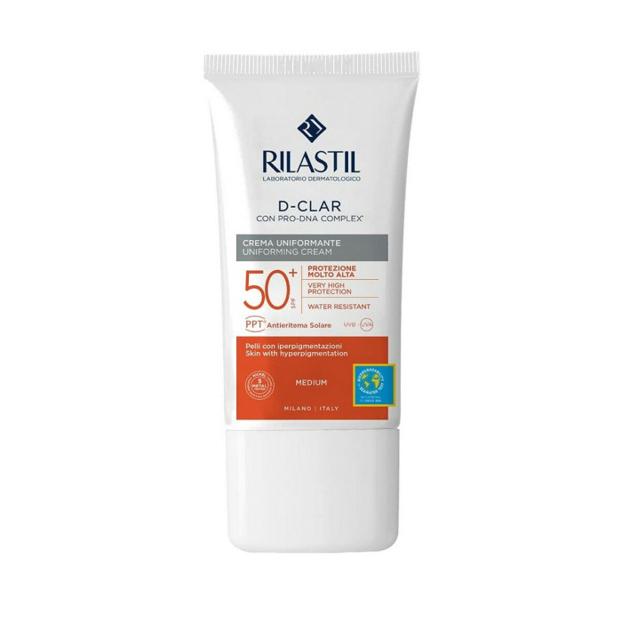 Anti Brown Spot Sun Lotion Rilastil Sun System Medium Spf 50 Spf 50+ 40 ml