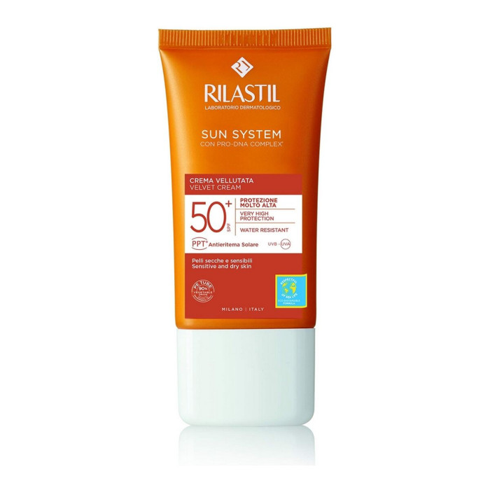 Sun Protection with Colour Rilastil Sun System Spf 50+ 50 ml