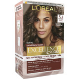 Permanent Dye L'Oreal Make Up Excellence Light Brown Nº 5u-Light Brown (5 Units)