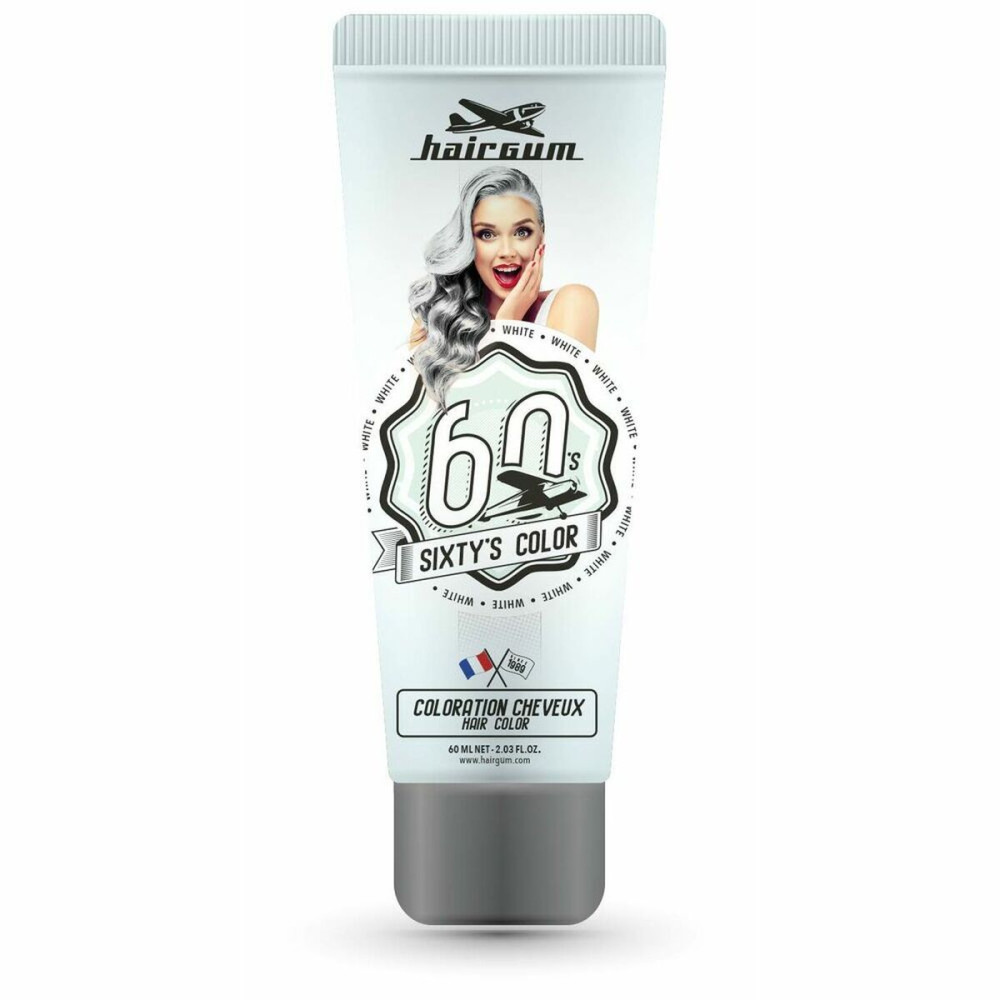 Semi-permanent Colourant Hairgum S Color White 60 ml