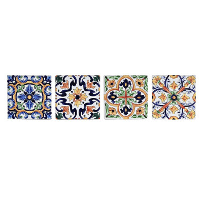 Coasters DKD Home Decor Tile 4 Units (10,8 x 10,8 x 0,7 cm)
