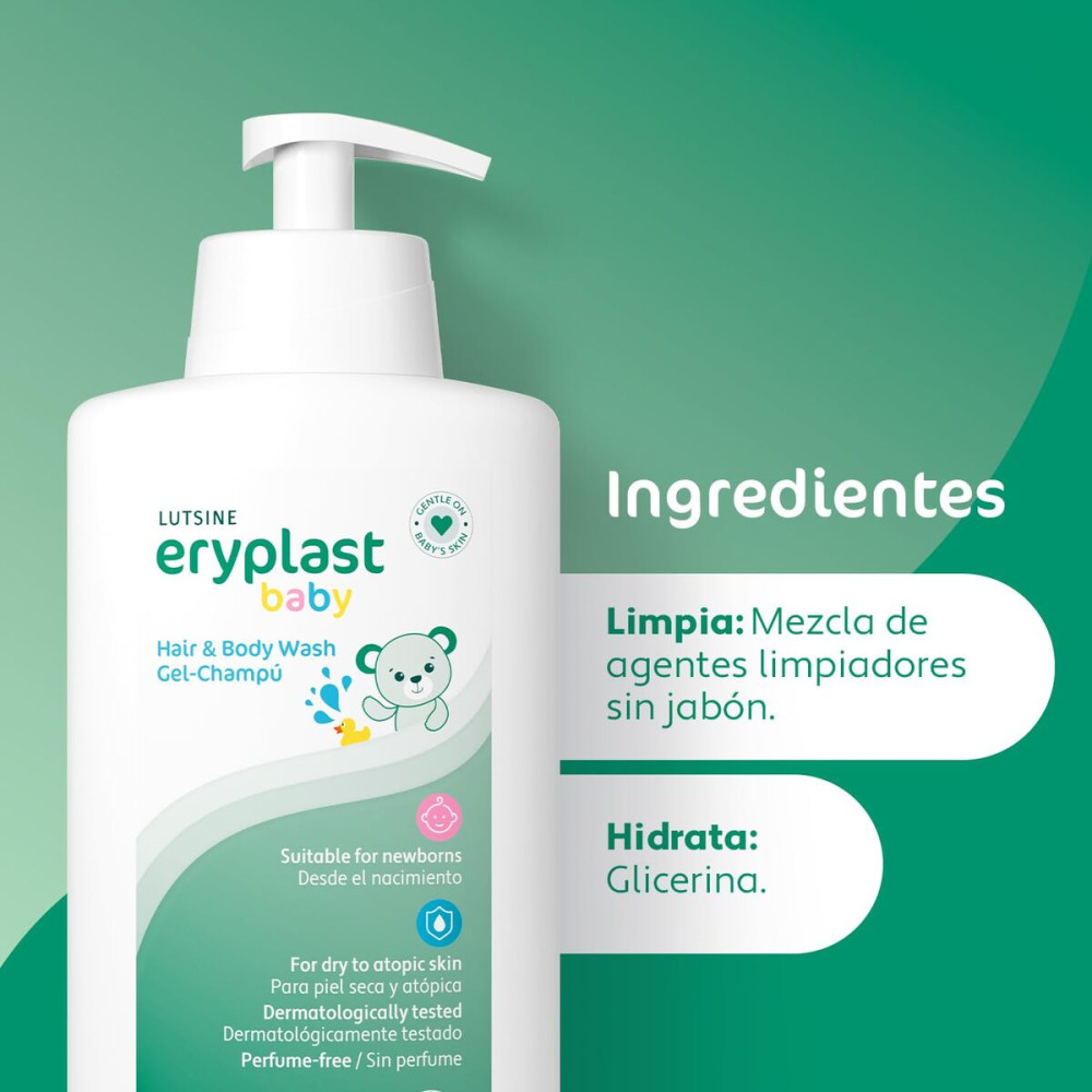 2-in-1 Gel and Shampoo Eryplast ERYPLAST BABY 500 ml