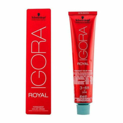 Permanent Dye Schwarzkopf Igora Royal Nº 3-68 60 ml